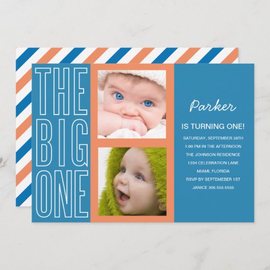 Le GRAND DANS la PREMIÈRE INVITATION (Devant / Derrière)