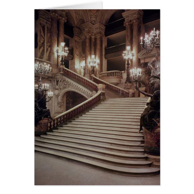 Le Grand Escalier de l'Opéra-Garnier (Devant)
