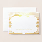 Le Grand Gatsby de la carte Mariage MERCI FOIL (Devant avec enveloppe)