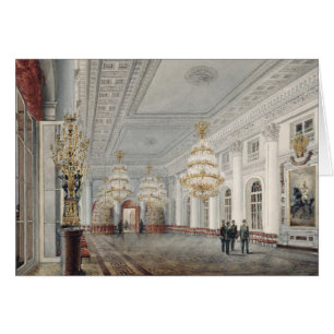 Le grand hall, palais d'hiver, St Petersburg