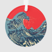 Le Grand Hokusai Wave Pop Decor (dos)