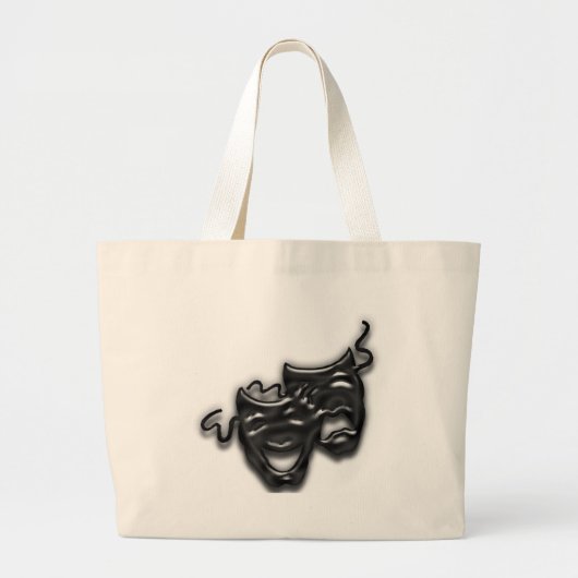 Le grand noir masque le sac fourre-tout (Devant)