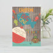 Le grand - première invitation d'anniversaire de (Debout devant)