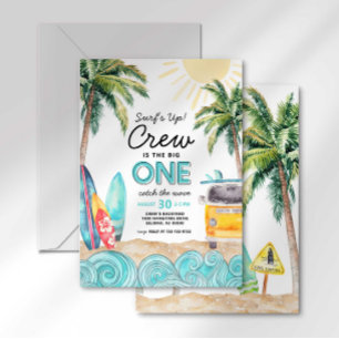 Le grand Surf Invitation d'anniversaire