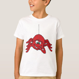 Le grand t-shirt des enfants d'araignée rouge