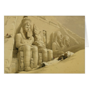 Le Grand Temple d'Abu Simbel, Nubie, de "Egypt