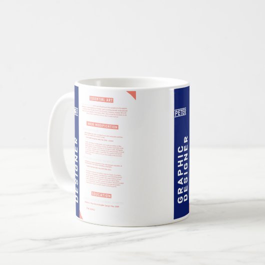 Le graphiste Niche Mug : Sandra /  (Devant gauche)