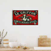 Le Griffon - Impression Boîte d'Allumettes - Art M (Cuisine)