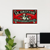 Le Griffon - Impression Boîte d'Allumettes - Art M (Bureau à domicile)