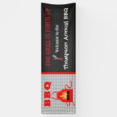 Le gril est mis le feu vers le haut de la bannière (Vertical)