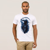 Le Grim Reaper Biker sur un T-shirt moto (Devant entier)