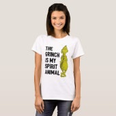 Le Grinch est mon animal d'esprit T-Shirt Citation (Devant entier)