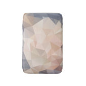 Le gris abstrait géométrique de tapis de bain de (Devant (Vertical))
