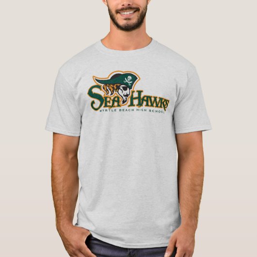 Le gris badine le T-shirt de Seahawks (L) (Devant)