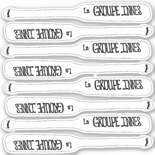 Le Groupe Innes sticker vinyle (Devant)