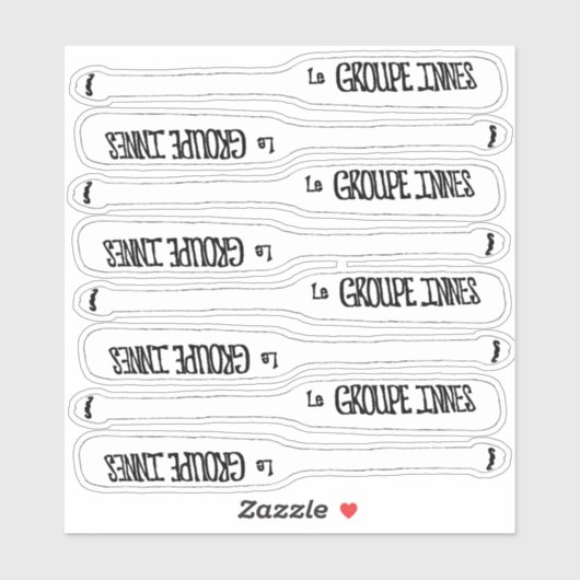 Le Groupe Innes vinyl sticker (Vel)