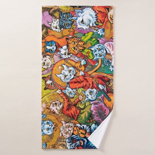 Le groupe joue, Louis Wain (Serviette de bain)