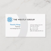 Le groupe Westly | Carte de visite de logos (Devant)