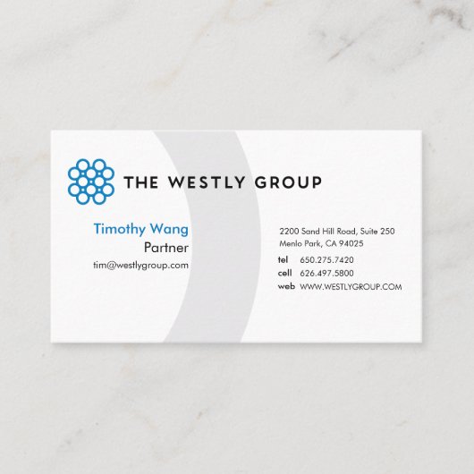 Le groupe Westly | Carte de visite de logos (Devant)