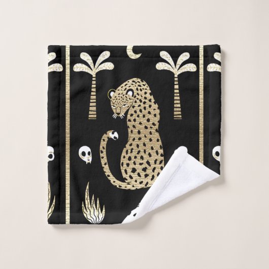 Le guépard d'or (Gant de toilette)