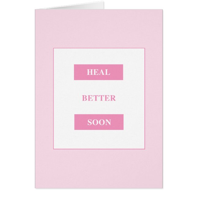 Le © guérissent mieux bientôt (Devant)