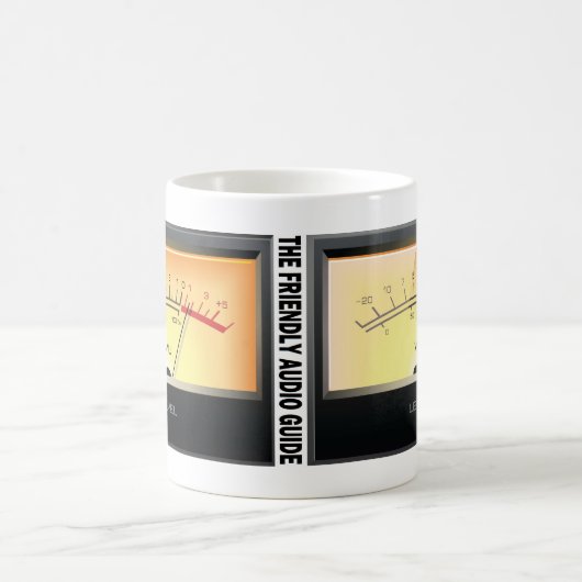 Le guide audio amical tasse de 11 onces (Centre)