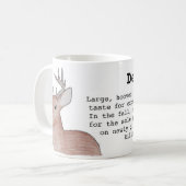 Le guide du jardinier de la tasse de cerfs communs (Devant gauche)