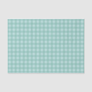 Le guingan bleu d'Aqua vérifie le papier de soie
