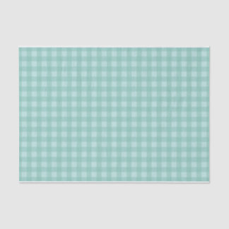 Le guingan bleu d'Aqua vérifie le papier de soie