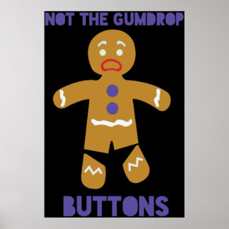 Le Gumdrop Buttonnen Poster