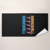 Le handball est mon passe-temps (Serviette de bain)