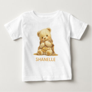 Le haut bébé ours en peluche rétro