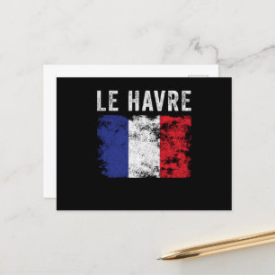 Le Havre France Flag French Souvenir Briefkaart