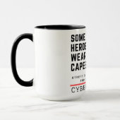 Le héros de la cybersécurité Mug (Gauche)