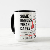 Le héros de la cybersécurité Mug (Devant gauche)