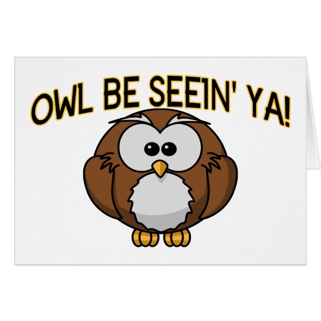 Le hibou soit Seein Ya (Devant horizontal)