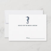 Le Hippocampe Bleu | Cartes de conseils pour maria (Devant)