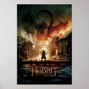 Le Hobbit : Le Poster de film de Laketown