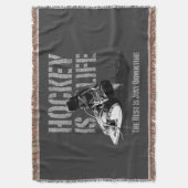 Le hockey c'est la vie lancer couverture (devant Vertical)