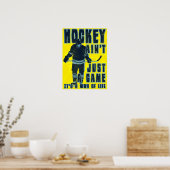 Le hockey n'est pas juste un poster de jeu (Cuisine)