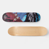 Le HoodWill Denim Stars Skateboard Deck (Horz)