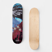 Le HoodWill Denim Stars Skateboard Deck (Recto)