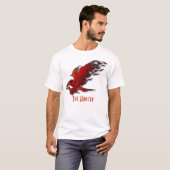 Le Hunter Eagle design T-Shirt de base Homme (Devant entier)