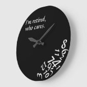 le ~I AM s'est retiré, qui HORLOGE MURALE de (Angle)