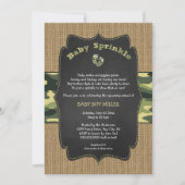 Le Invitation à saupoudrer de camo vert, camouflag (Devant)