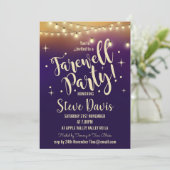 Le Invitation de Farewell Party éclaire la retrait (Debout devant)