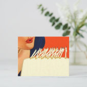 LE INVITATION DU PARTI DE L'ANNIVERSAIRE FÉMININ (Debout devant)