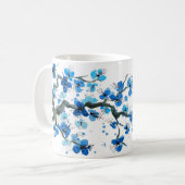 Le Japonais bleu se développe tasse de café (Devant gauche)