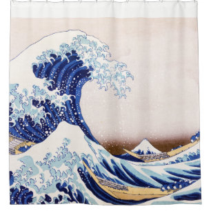 Le Japonais ondule le rideau en douche