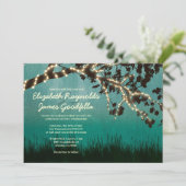 Le jardin allume des invitations de mariage (Debout devant)